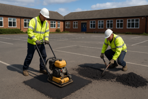 School Car Park Pothole Repair Services Uk Medium